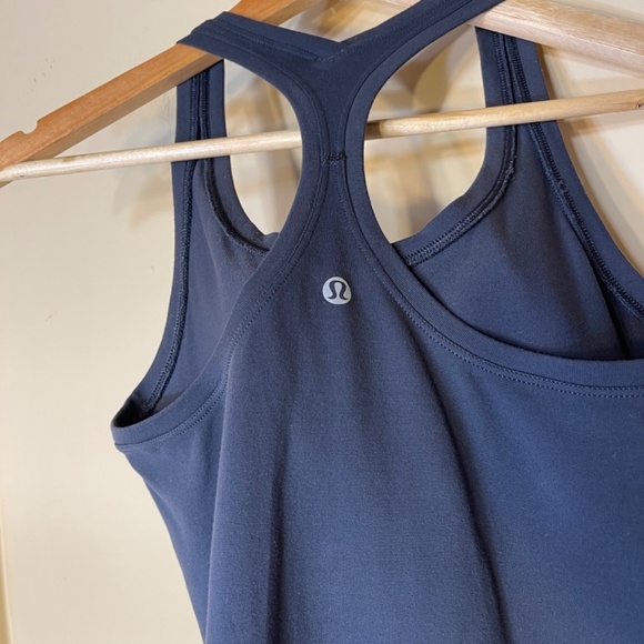 lululemon athletica Tops - lululemon athletica Navy Blue Racerback Tank Top